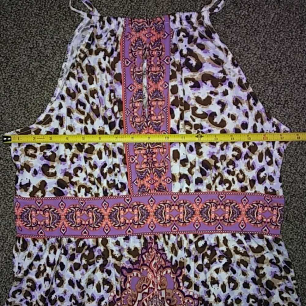 London Times multicolored sleeveless dress - Picture 2 of 8